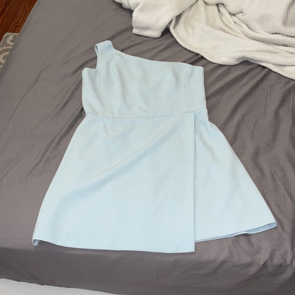 Whisper One Shoulder Mini Dress - Picture 5 of 7